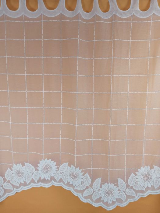 firana firanka biała duża 420 x 152 cm