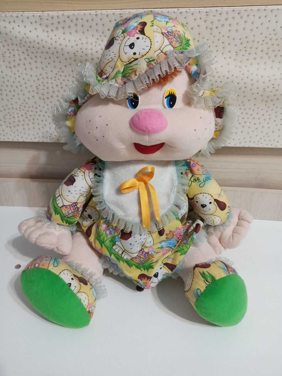 Редкая авторская коллекционная кукла девочка-собачка плюшевая игрушка