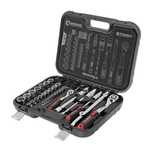 Набор инструментов 73 ед. STORM, 1/2", 1/4", Сr-V. INTERTOOL ET-8073.