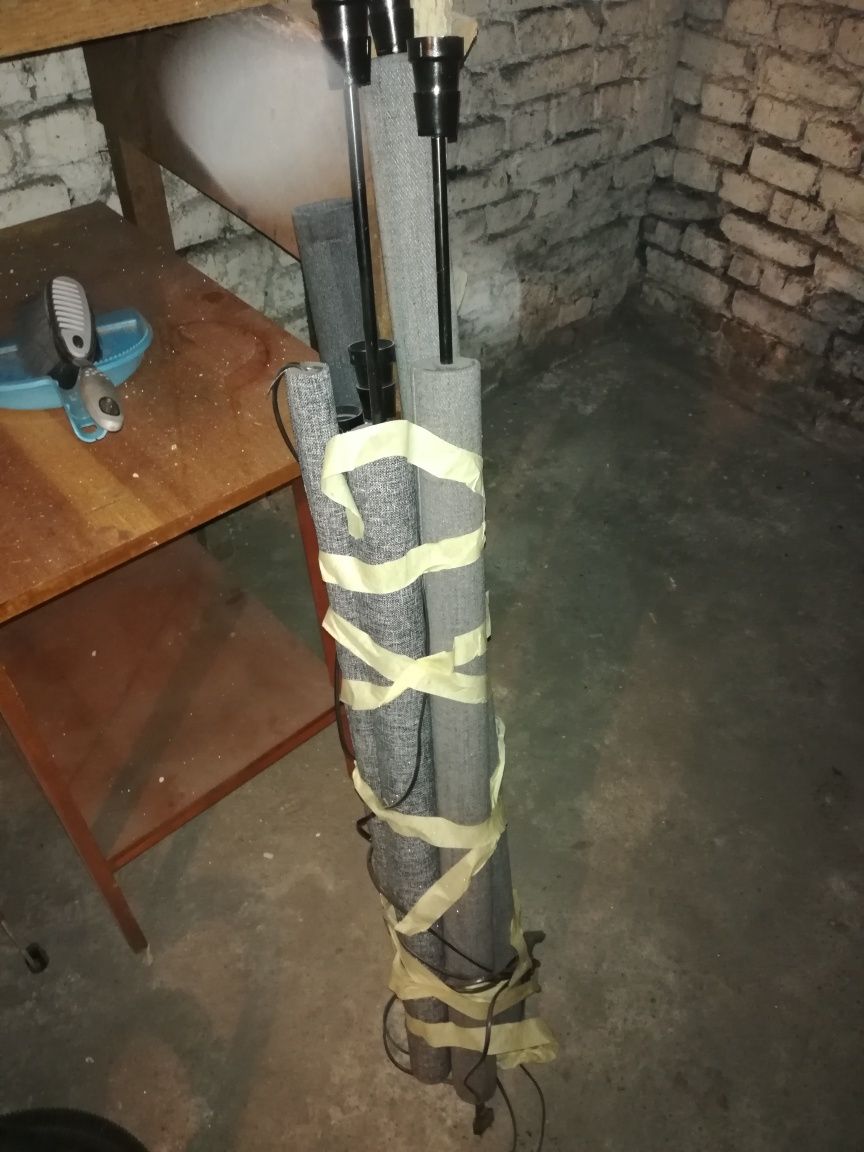 Lampa loft z wtyczkami i oprawkami