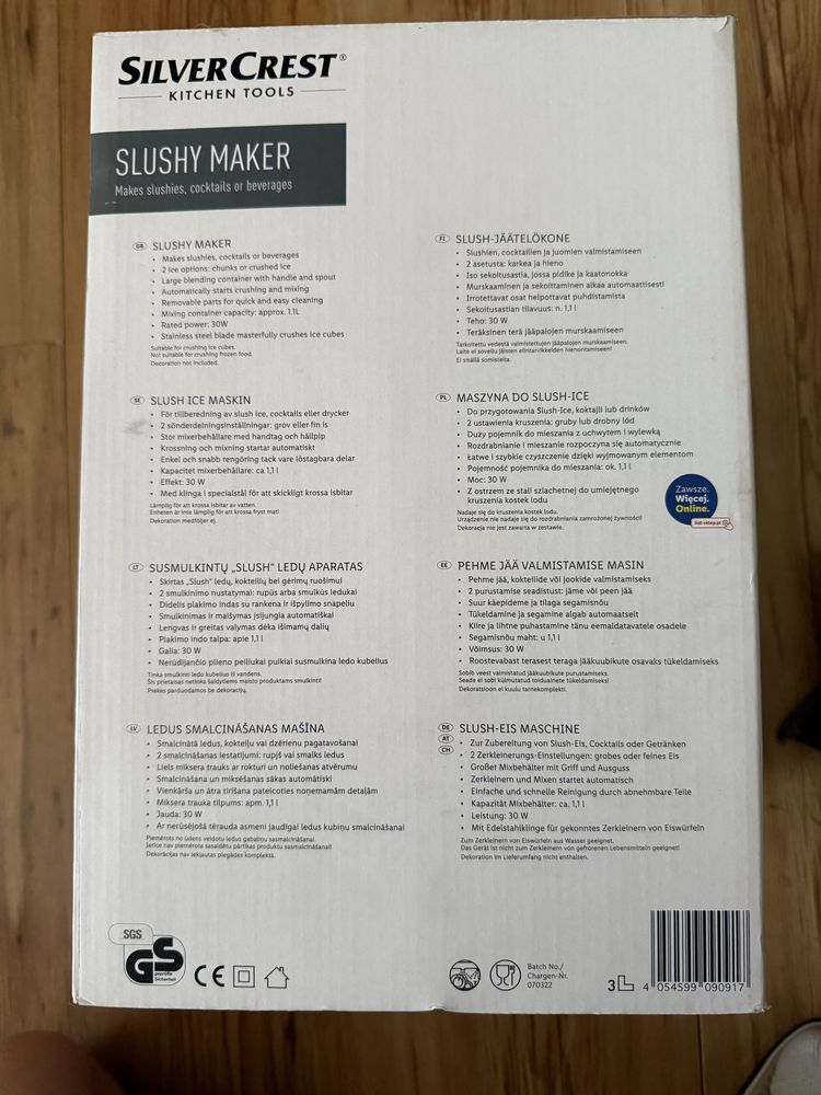 Slushy Maker Silvercrest