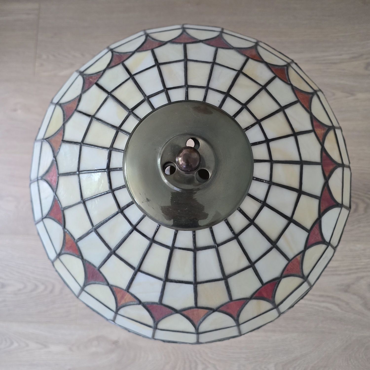 lampa witrażowa art deco