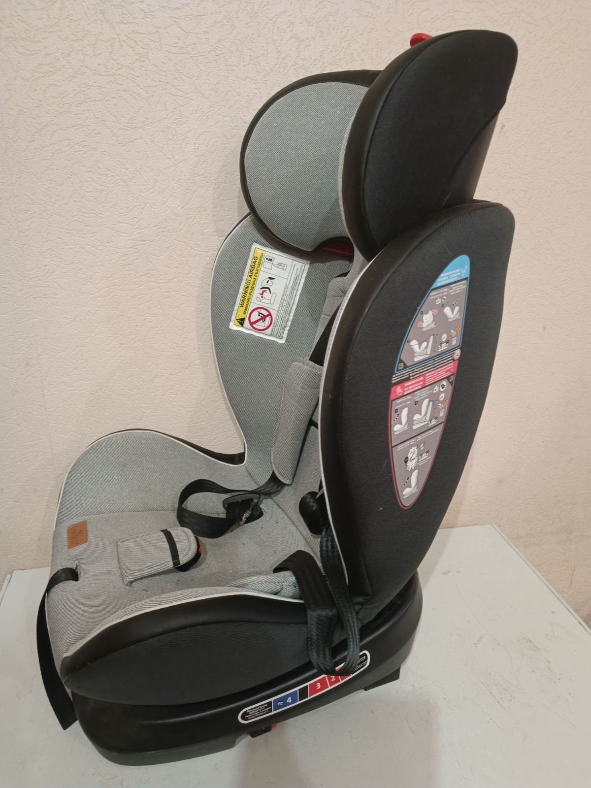 Автокрісло Lorelli Nebula Isofix Grey Crowns 0-36 кг