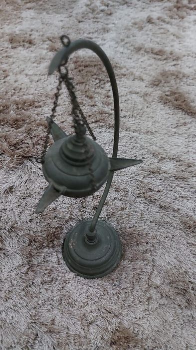 Peças antigas de cobre decorativas