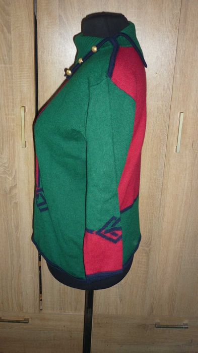 Emreco- wełniany gruby damski sweter- golf  r; L/XL