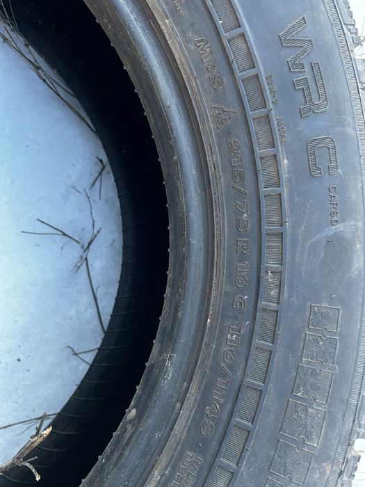 Шины зимние «Nokian» 215/75 R 16 C 4 шт.
