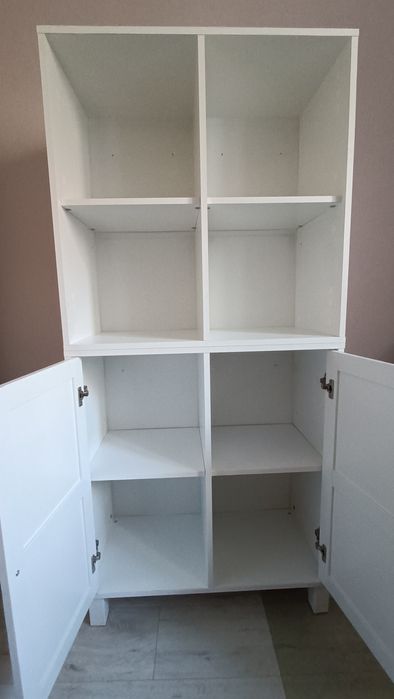 Jysk Skals Szafka biała pojemniki regał modułowa