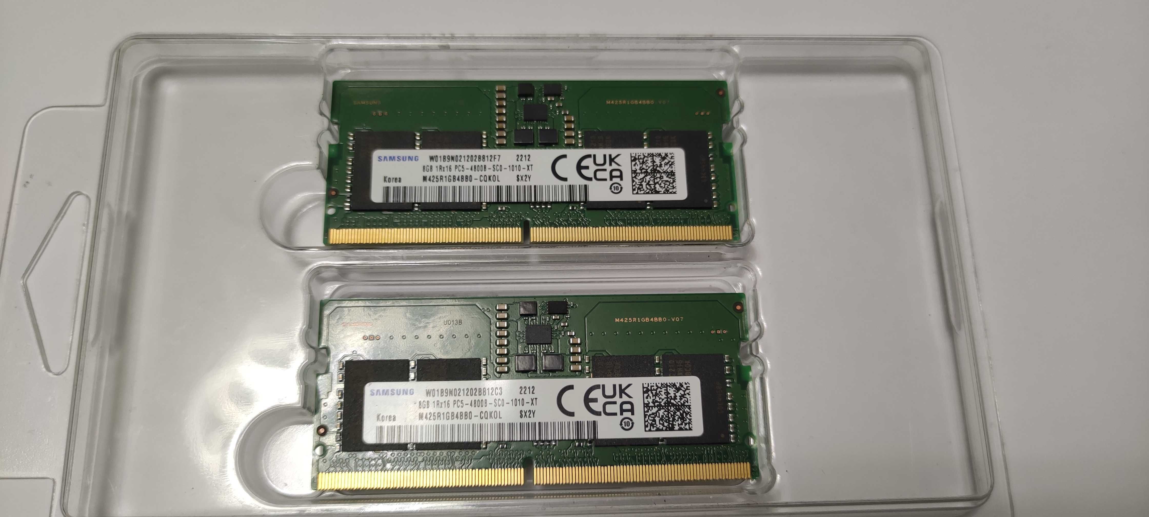 SAMSUNG DDR5 4800 Оперативна пам'ять ноутбука (2 по 8 GB) ціна за пару