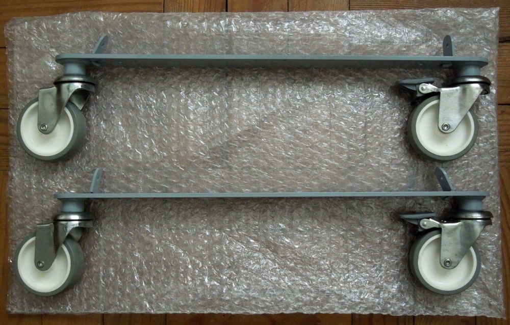 2 suportes com rodas para estante de cubos Ikea Expedit ou Kallax