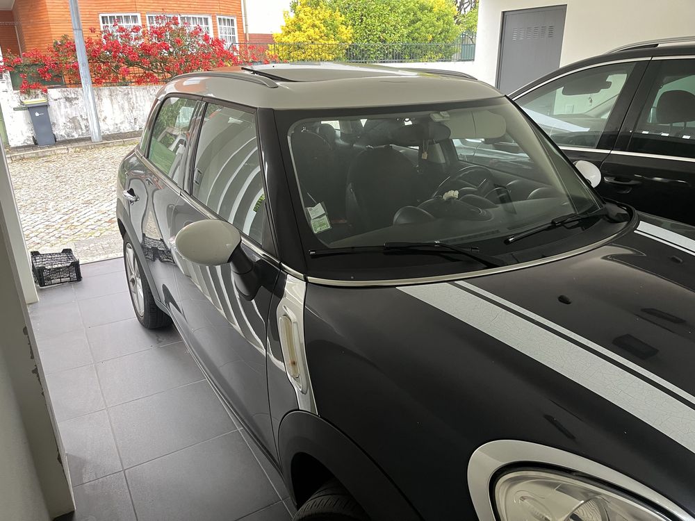 Mini countryman cooper 1.6 gasolina azul/tecto branco