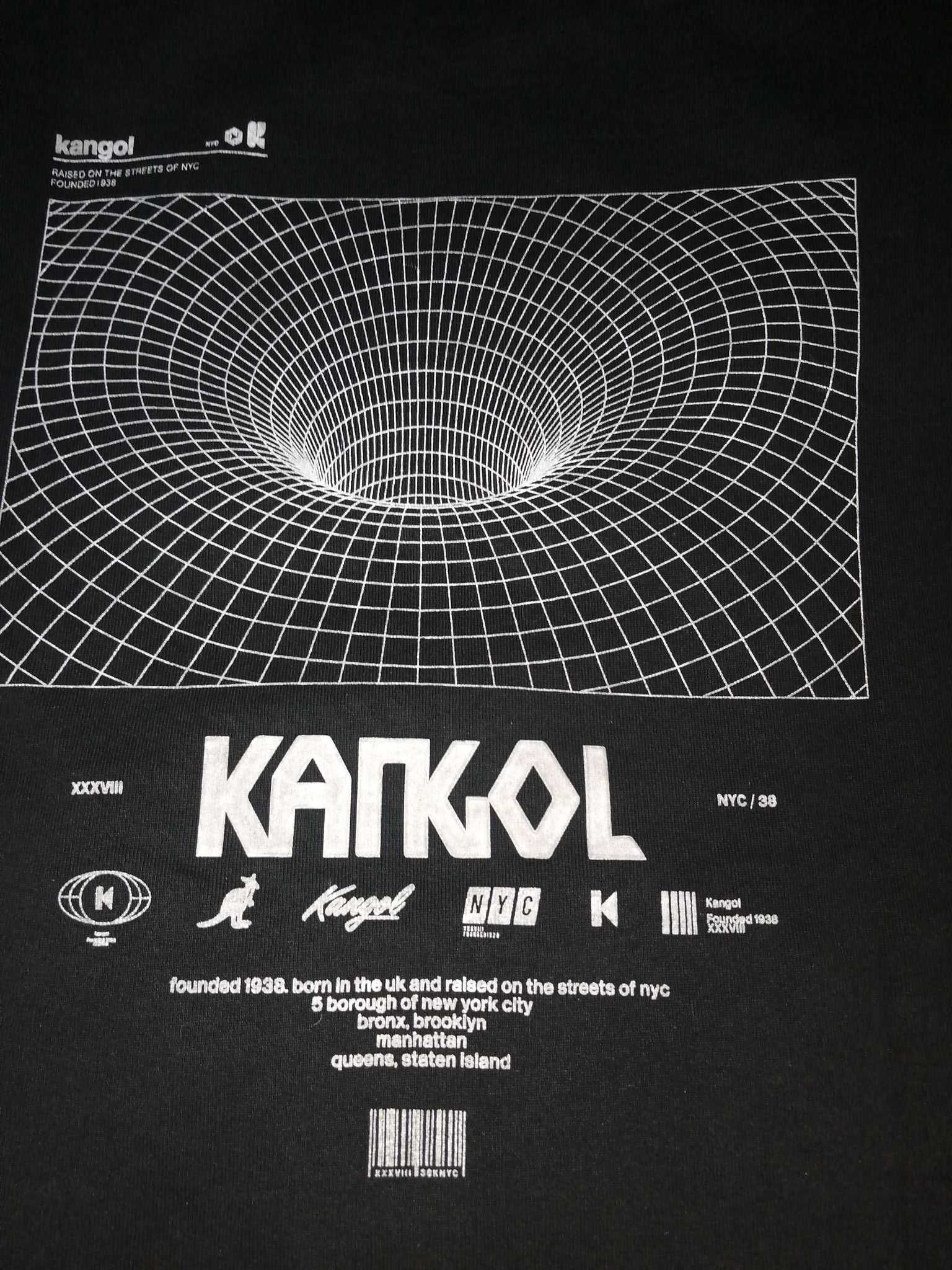 KANGOL NYC Graphic Nowa Bluza Męska Bawełna Roz M Oryginalna 100%