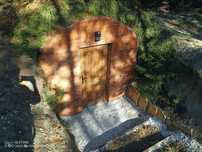 schron , piwniczka betonowa , ziemianka , piwnica, sauna ogrodowa