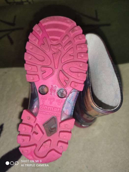 Польские резиновые сапожки на малышку Demar