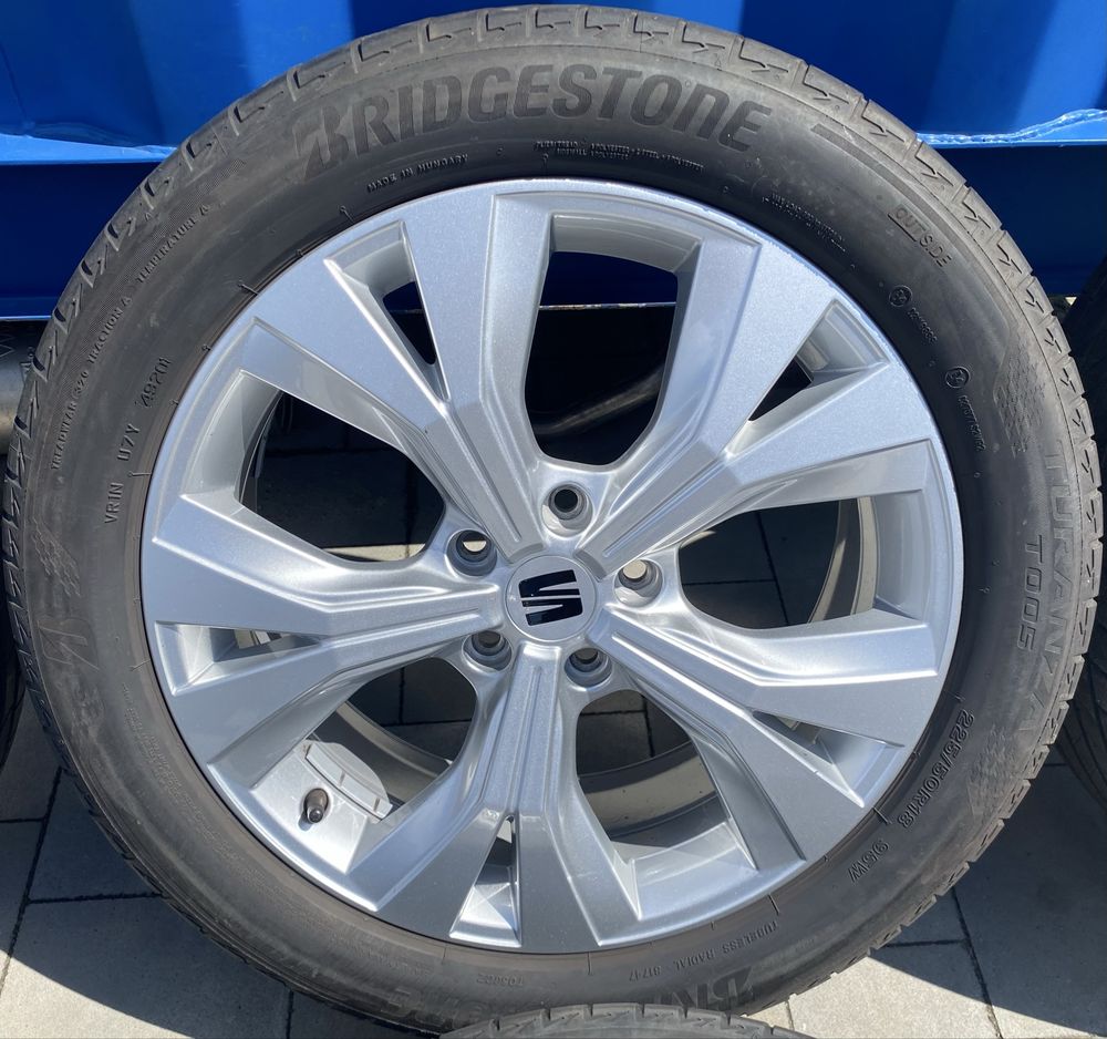 Alufelgi z oponami 225/50 R18 Seat Ateca 757 Skoda Karoq VW T-Roc