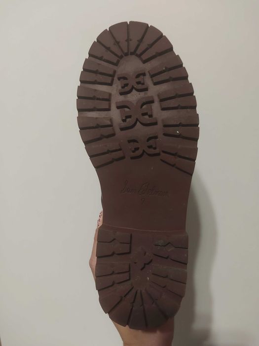 Skórzane botki Sam Edelman