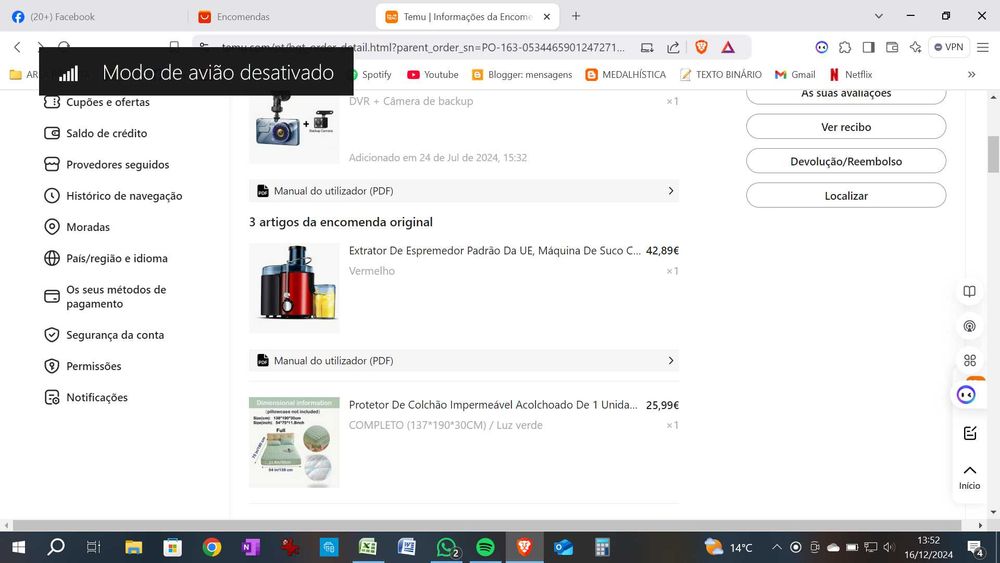 Espremedor de Frutas e Legumes