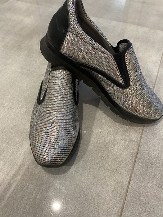 Buty skórzane Nessi holo 39