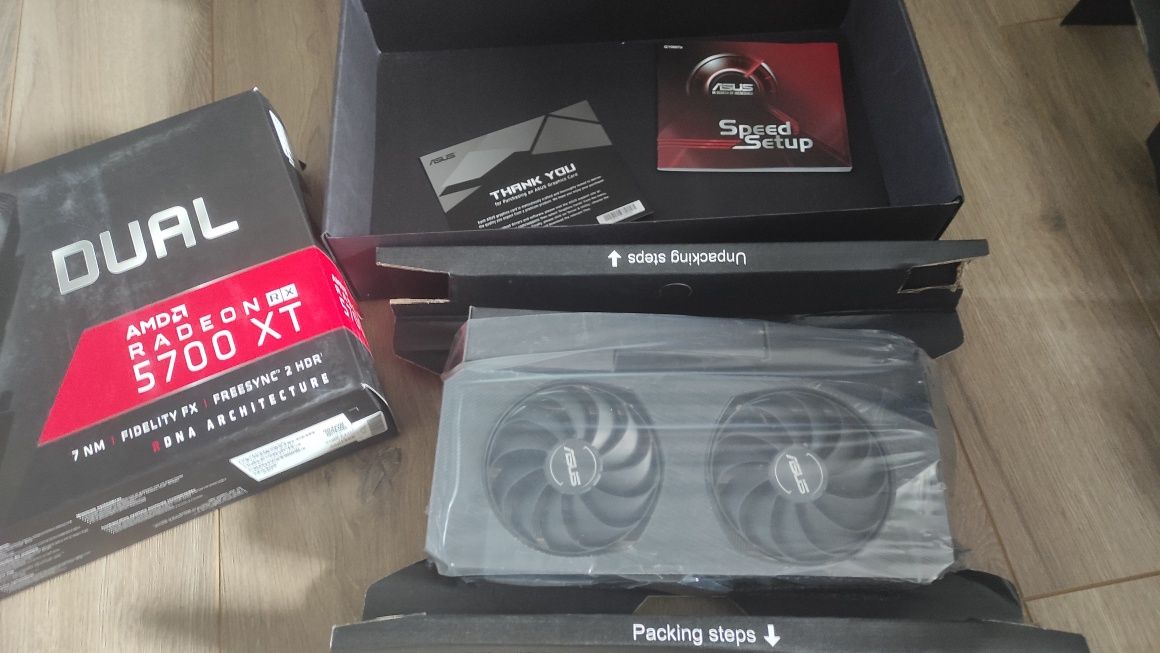 Видеокарта Asus Radeon RX 5700 XT Dual EVO OC.