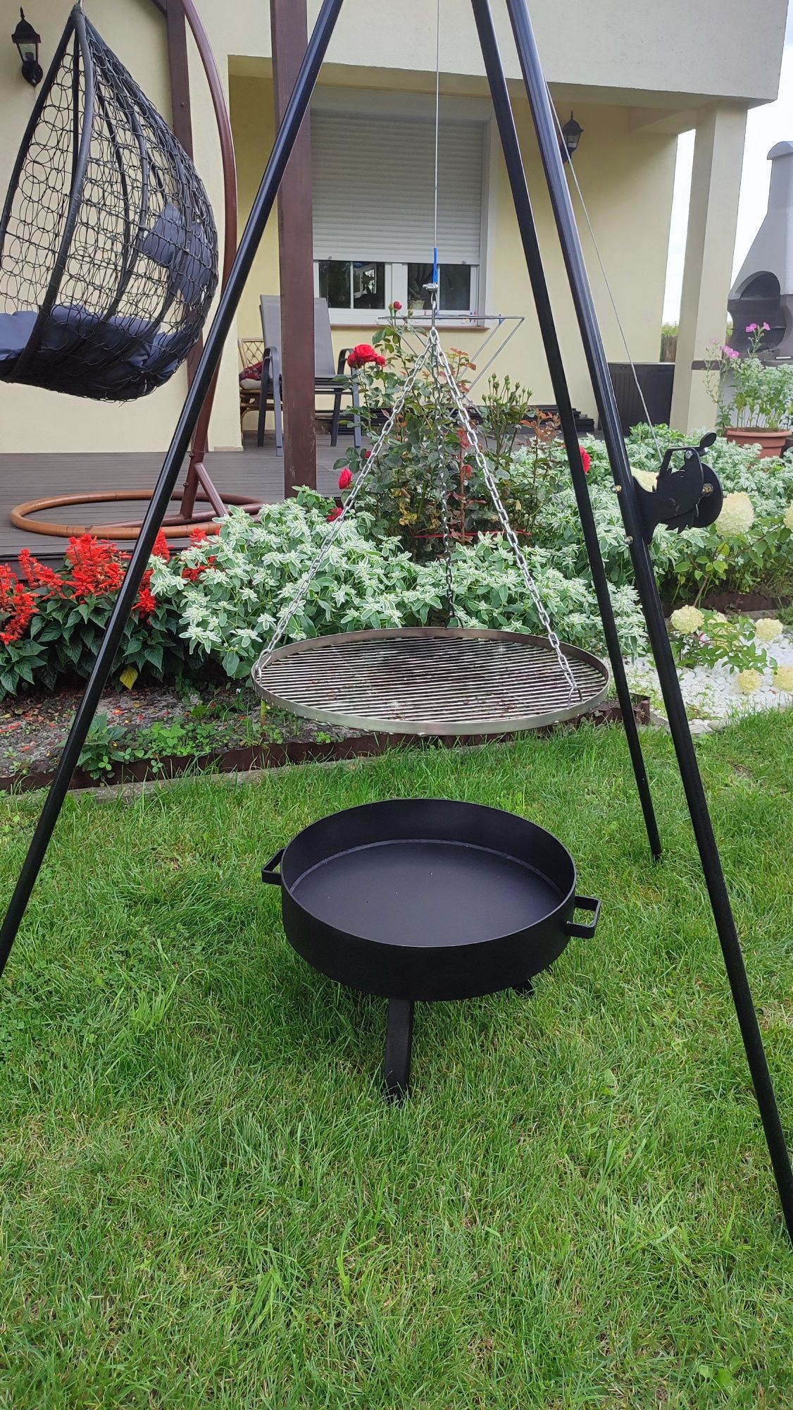 Śliczne Palenisko ogrodowe grill, ognisko 55 cm WYPRZEDAŻ!