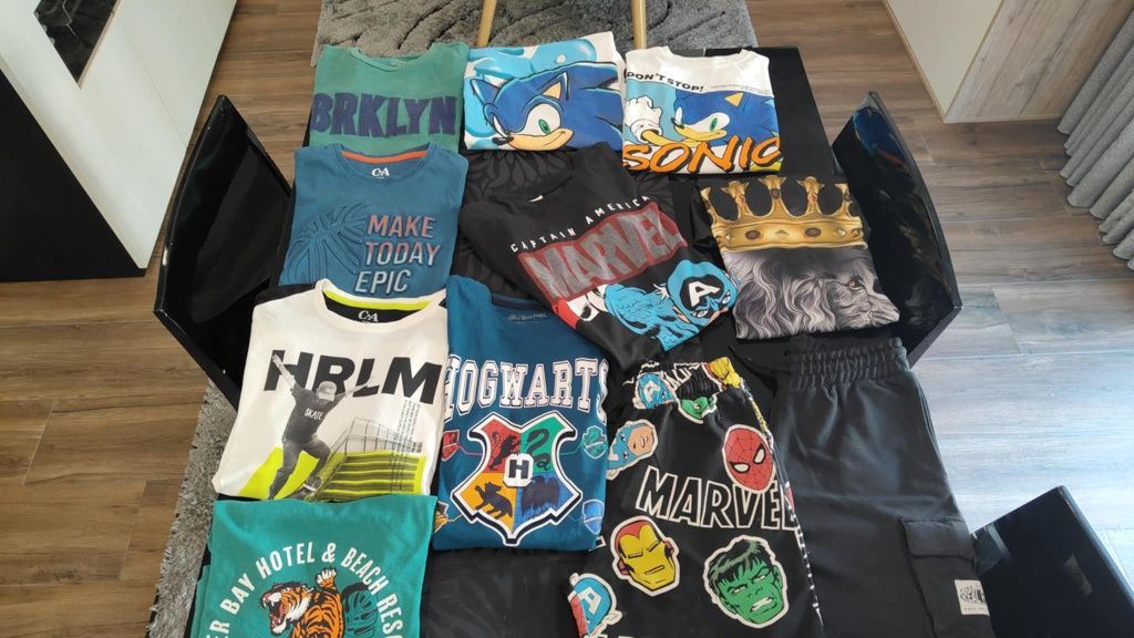 Pack 15 peças tamanho 11/12 anos