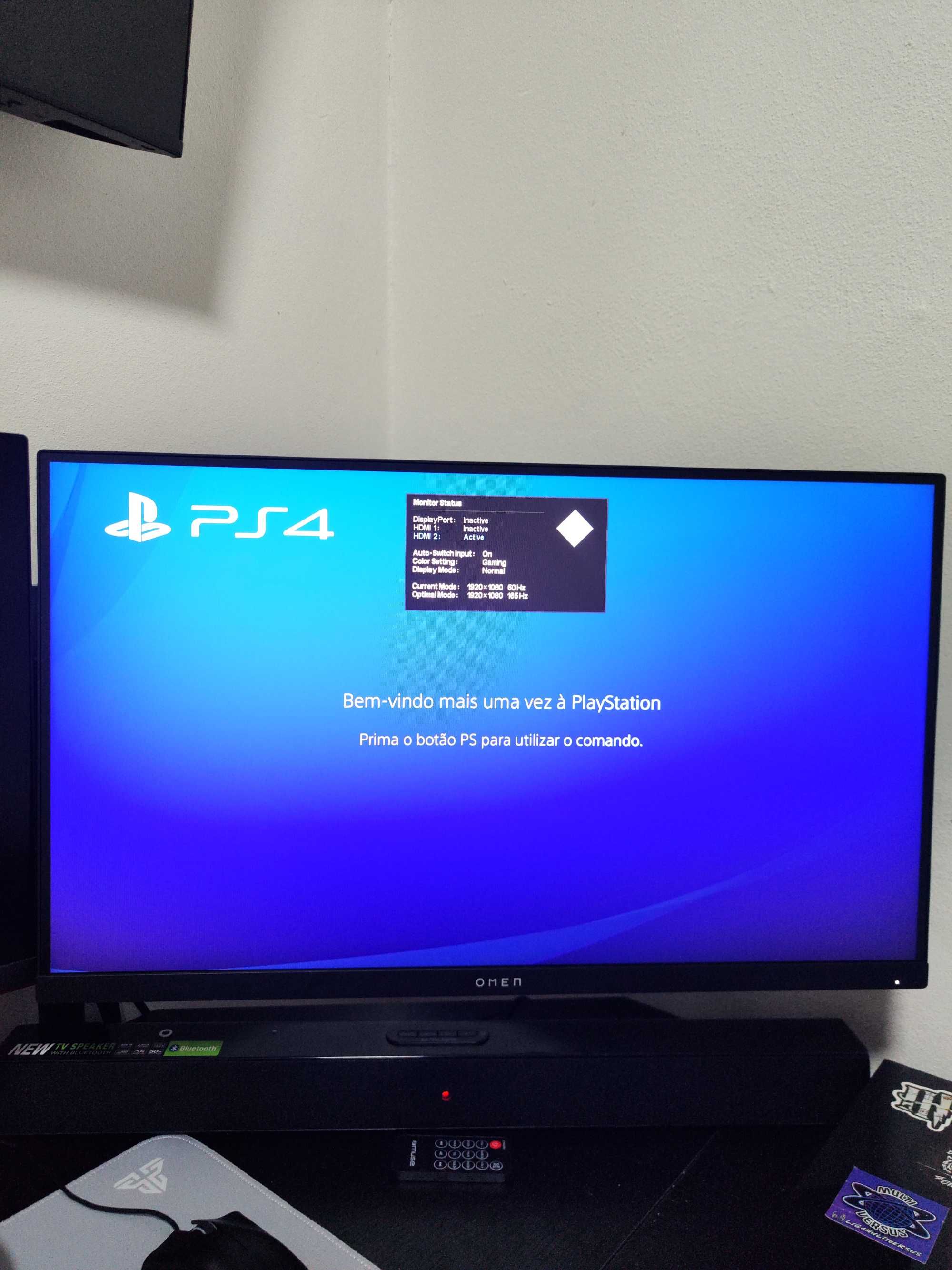 Monitor Omen 27" 165hz AMDFreesync + Cabo DP/HDMI
