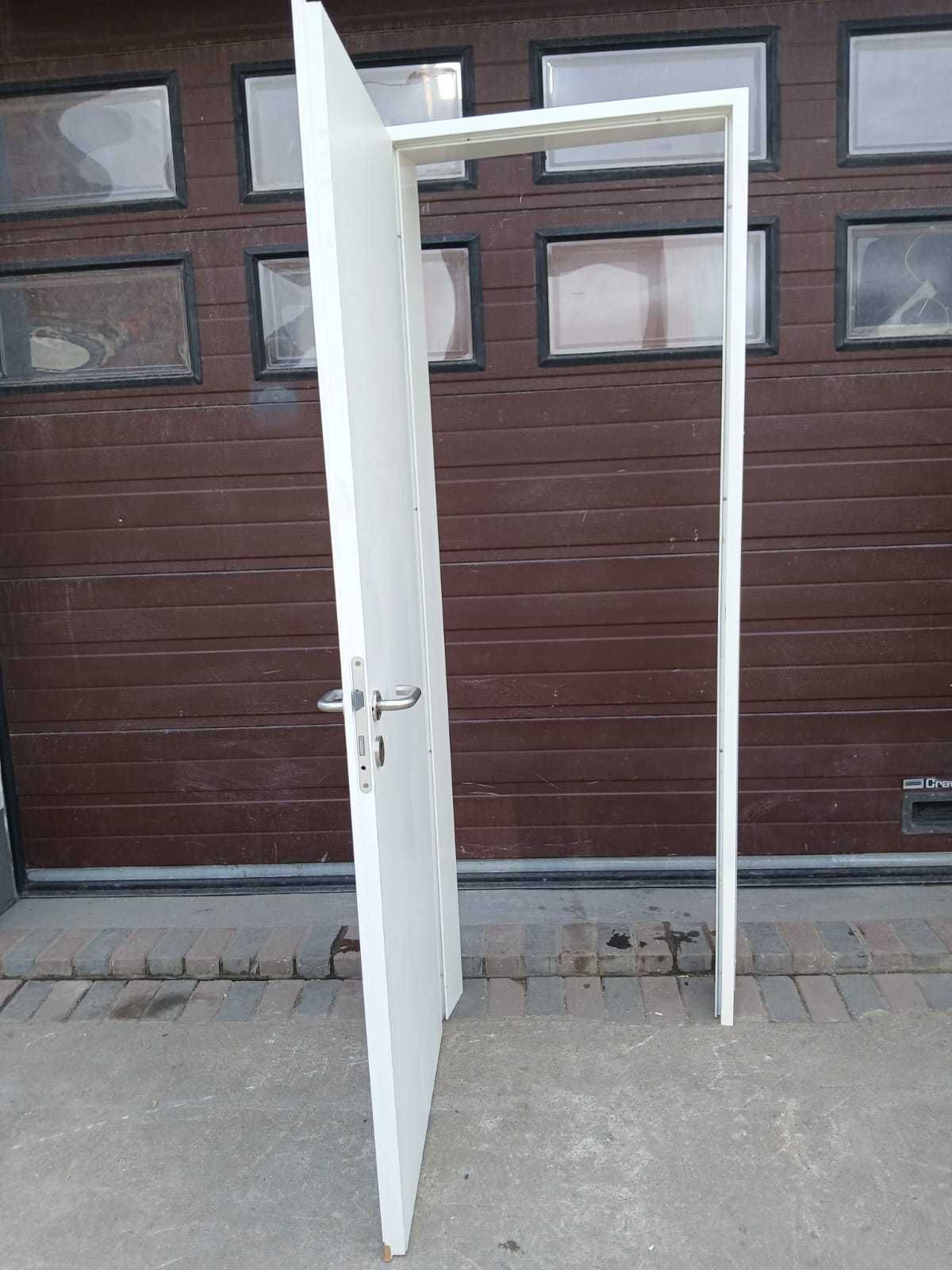 Drzwi wewnętrzne drewniane rama metalowa 78x214 DOWÓZ CAŁY KRAJ