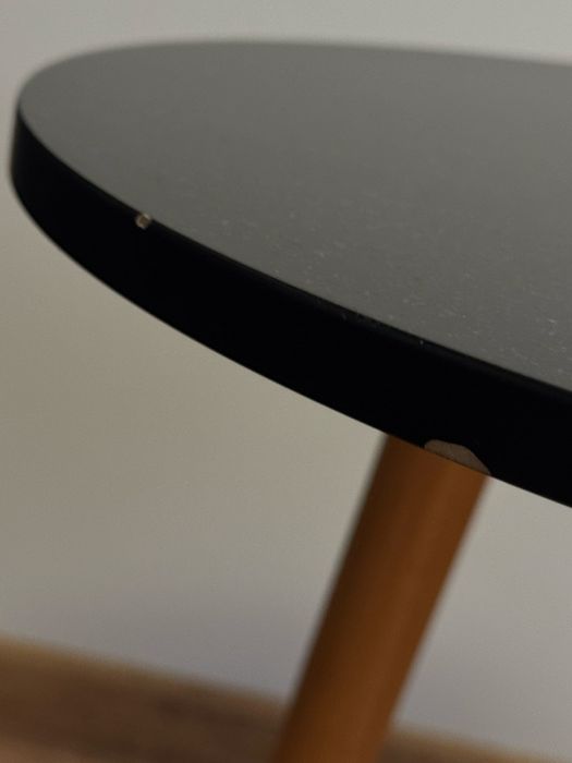 Stolik kawowy szaro-czarny