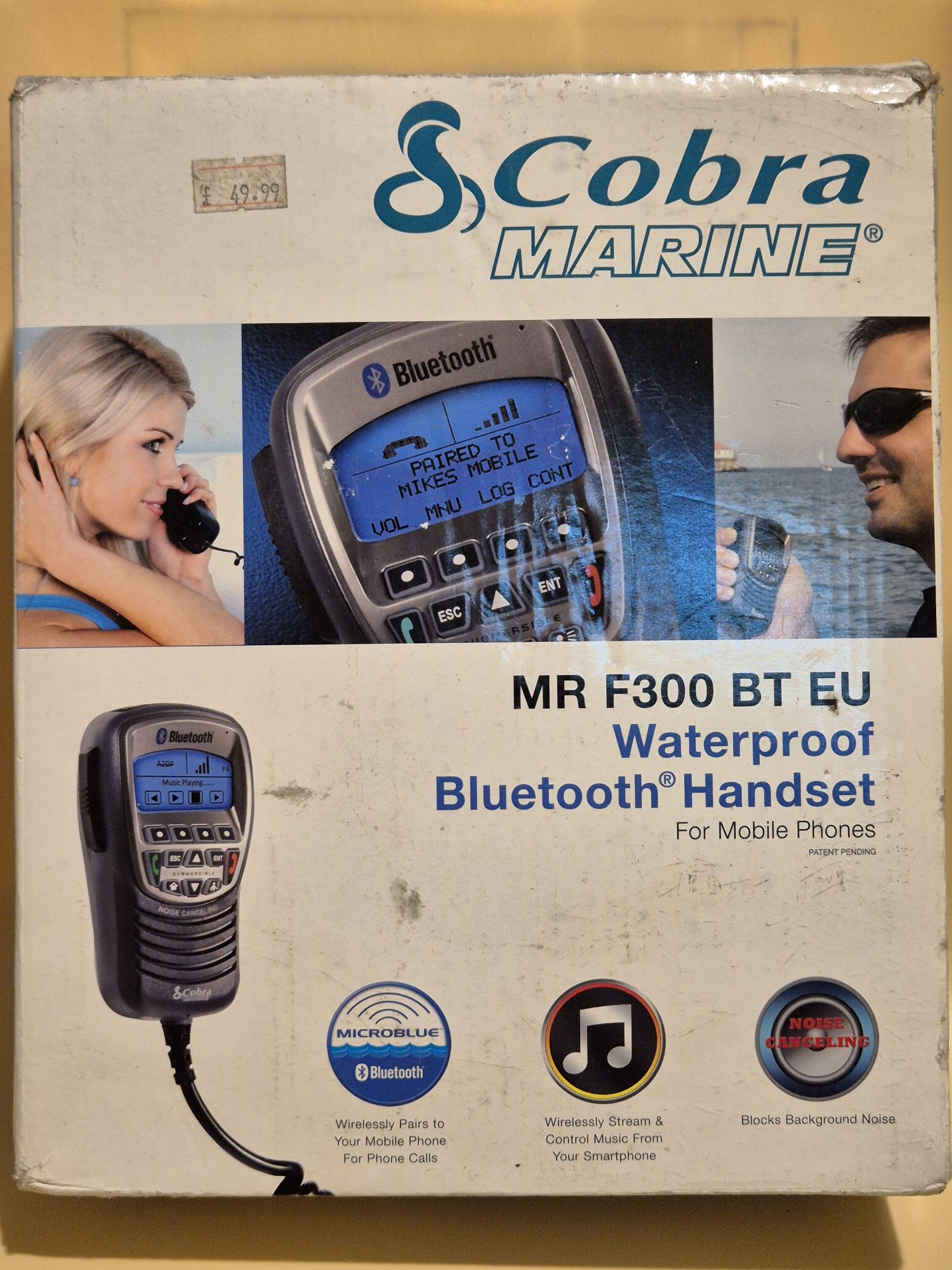 Słuchawka Cobra MR F300 BT EU. Cobra Marine Bluetooth