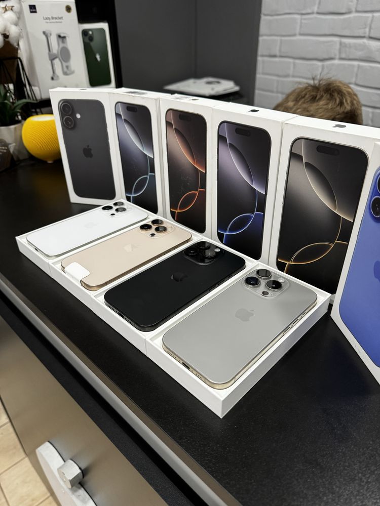 Нові iphone 16 pro/pro max 128/256/512/1tb all color