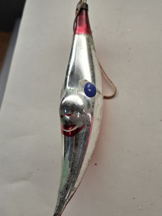 Bombki świąteczne księżyc 3 szt prl