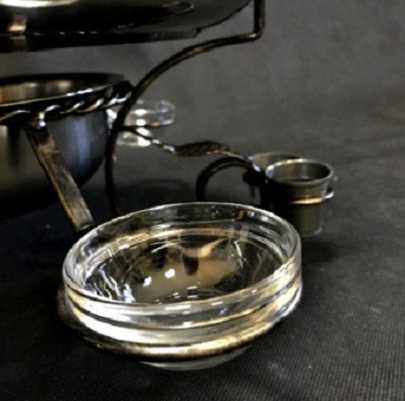 Садж для овощей и мяса с соусницами и рюмками 360 мм для  шашлику