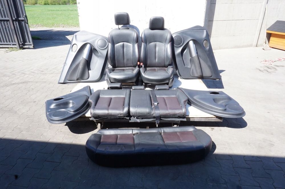 FOTELE SIEDZENIA BOCZKI SKÓRA GRZANE NISSAN JUKE 1 I F15