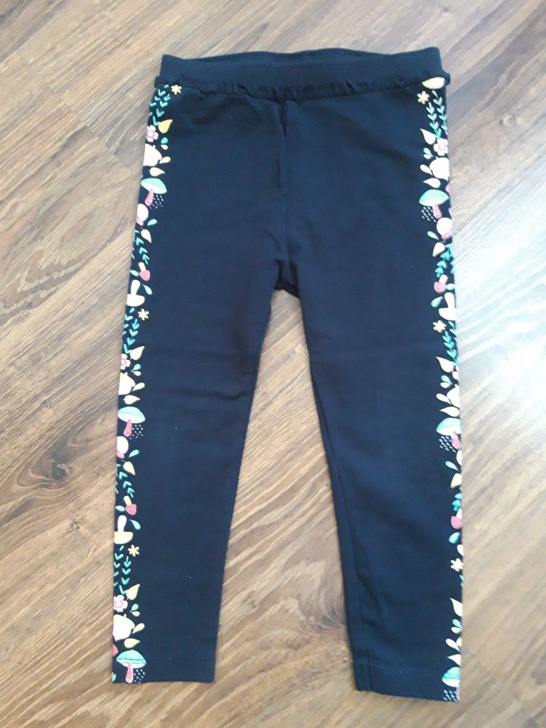 Komplet bluza dresowa i getry dla dziewczynki, rozmiar 98.