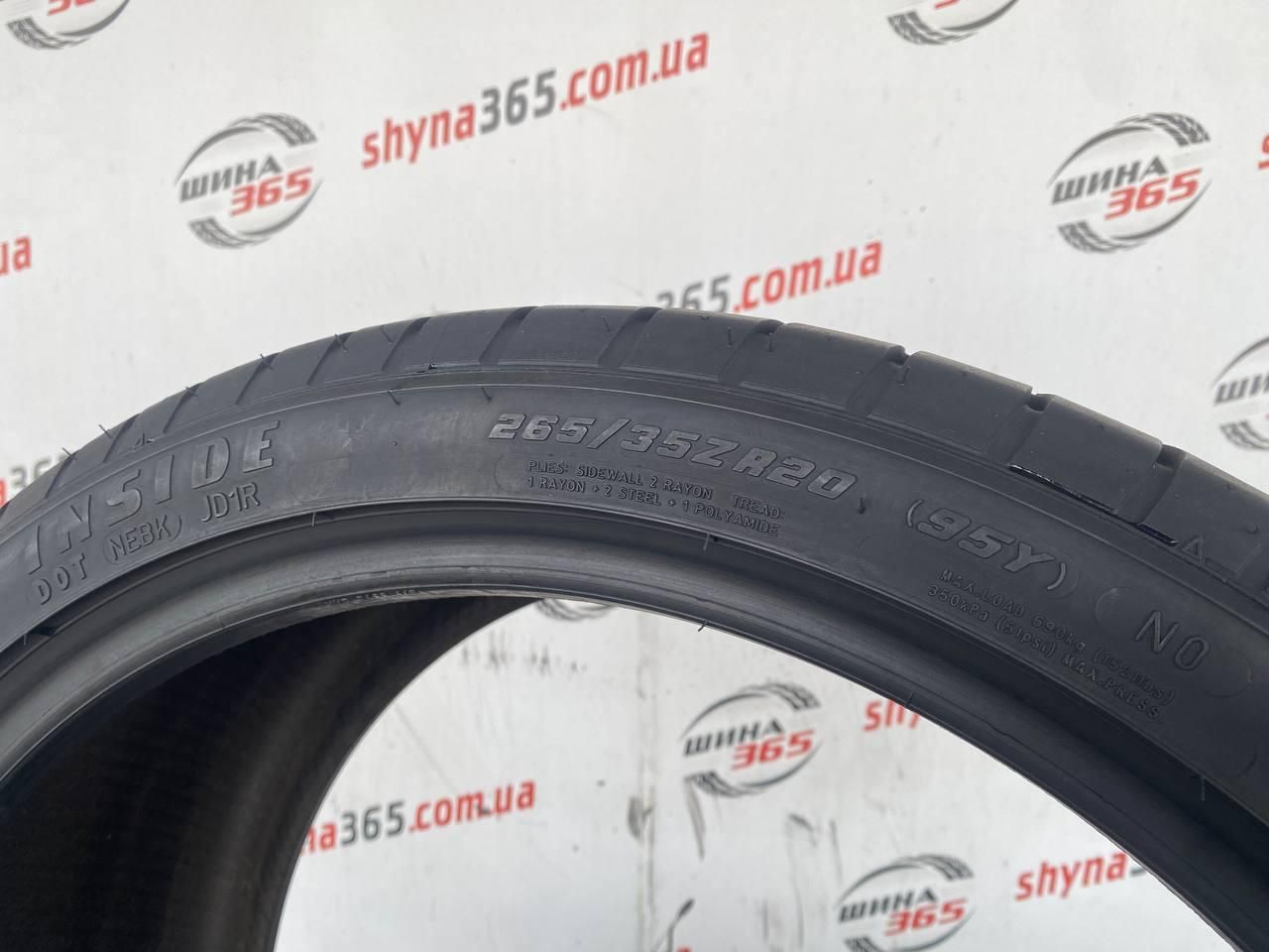 Шины б/у лето 265/35 r20 goodyear eagle f1 asymmetric 2 6mm