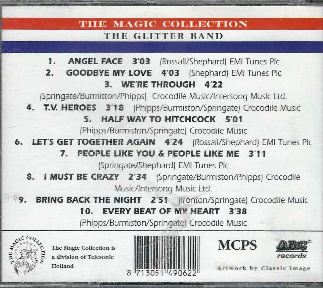 CD Glitter Band - The Magic Collection (1994) (ARC Records)