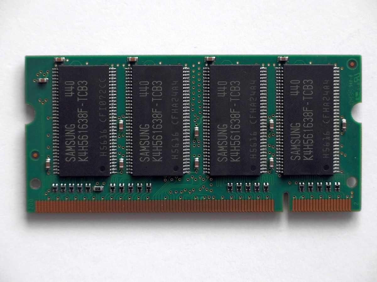 Pamięć Samsung SODIMM 256MB DDR PC2700 CL2.5 retro