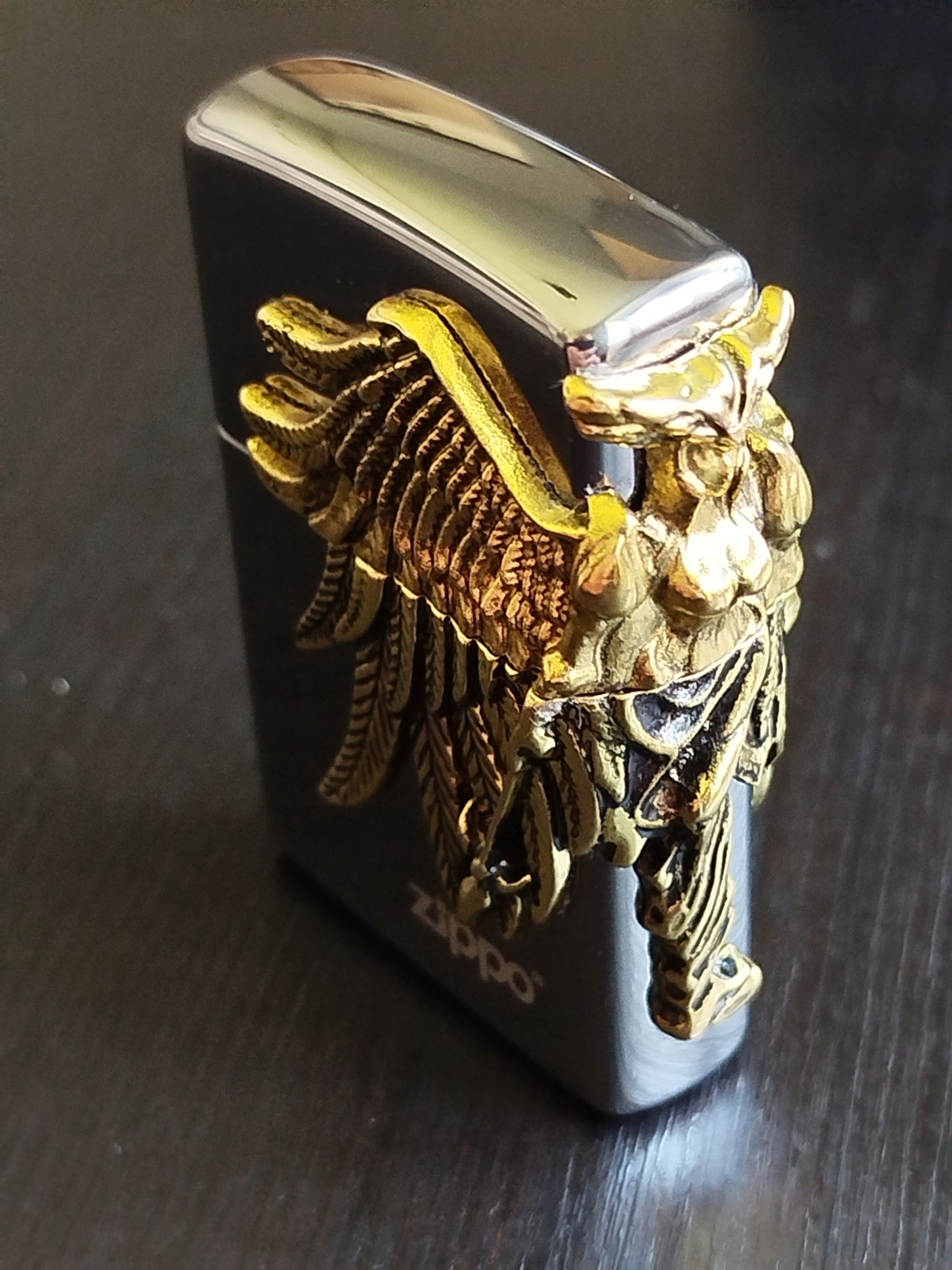 Zapalniczka Zippo 3D Black Ice, Valkyrie.