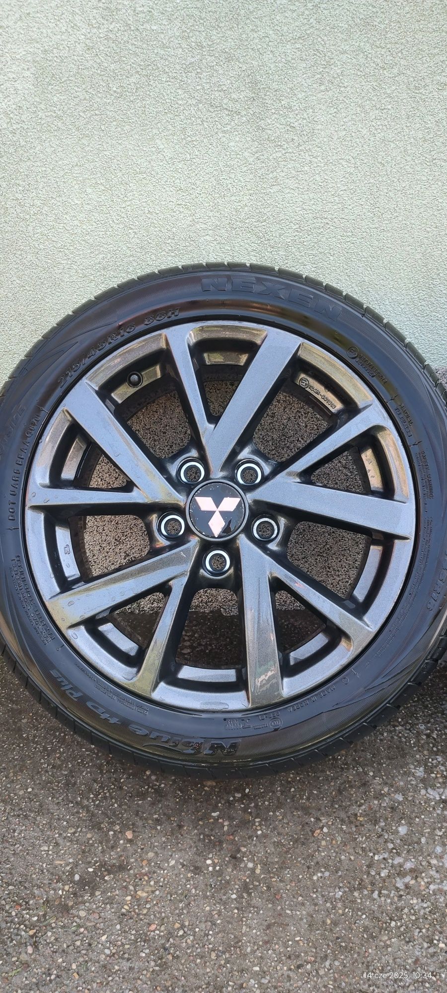 Alufelgi 5x114.3 z oponami 215/45/16 możliwa wymiana