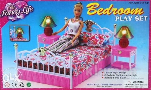 Мебель для кукол типа барби gloria спальня 99001