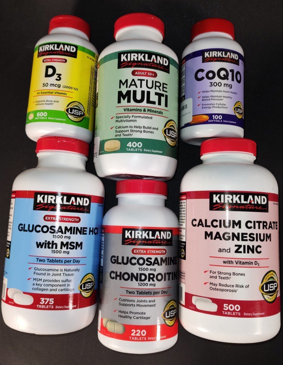 Глюкозамин+МСМ Хондроитин Kirkland США Glucosamin Киркланд витамины