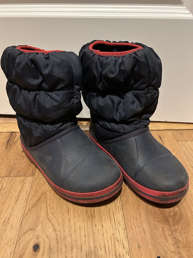 Botki kozaki ocieplane Crocs rozmiar C12 czyli 29