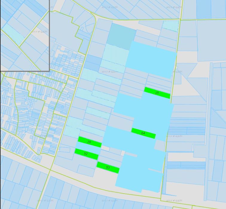 Продажа 5-ти зем. участков 10,83га, Великая Александровка 350usd/сотка