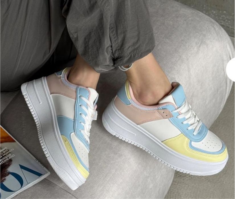 Кеди, кросівки, кріпери multicolor на платформі як Nike. 37, 37,5, 38