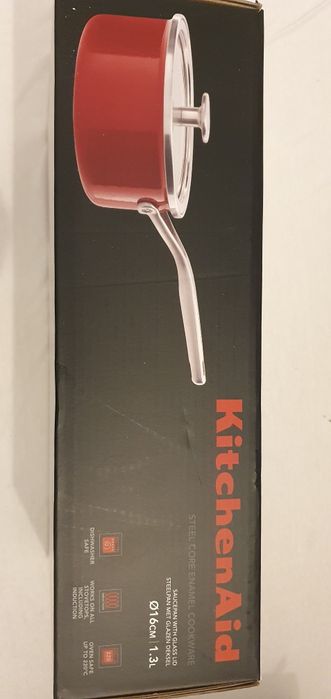 Kitchenaid rondel 16cm 1.3 l garnek pokrywka Kitchen Aid