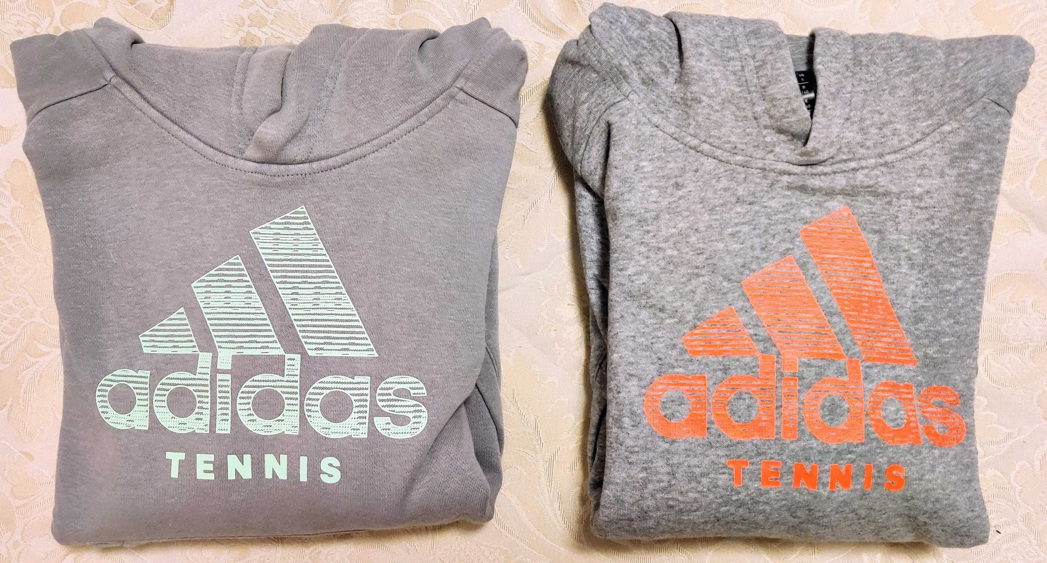 2 Camisolas com capuz/sweats (9-10 anos, Adidas)