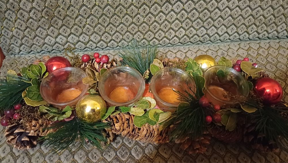 Венок подсвечник