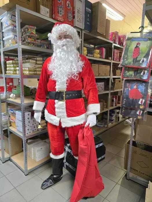 Profesjonalny Strój Świętego Mikołaja 13el Premium