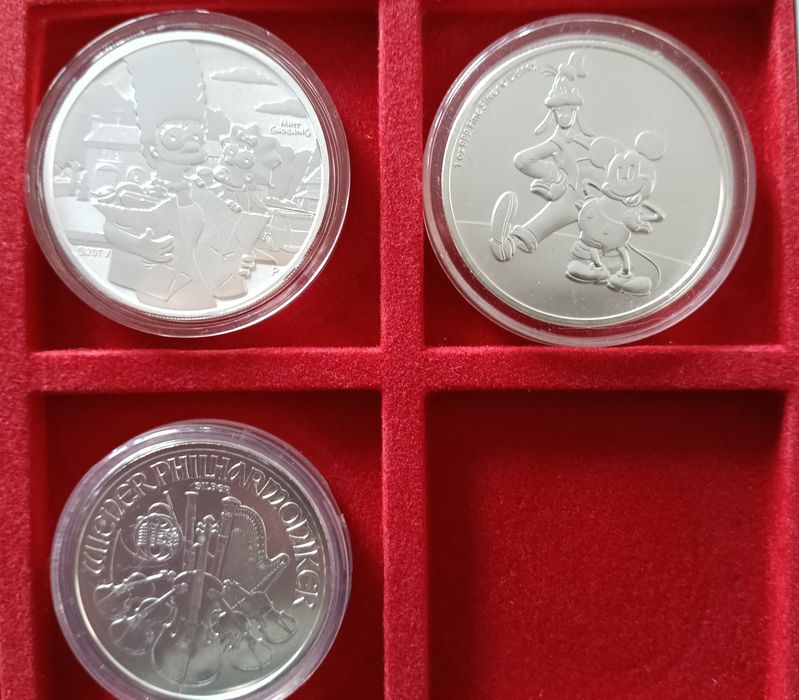 15 Moedas Onças em Prata