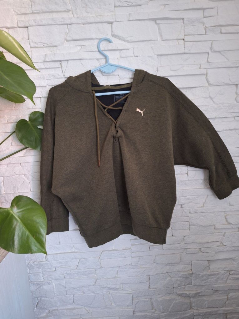 Bluza Puma S 36 khaki sportowa