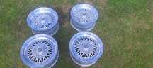 Alufelgi BBS 15 polerowany rant 4x100 4x108 skręcane vw bmw golf raryt